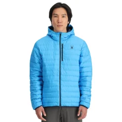 Midlayers | Down*Spyder Mens Zenith Hooded - Aether Blue AETHERBLUE
