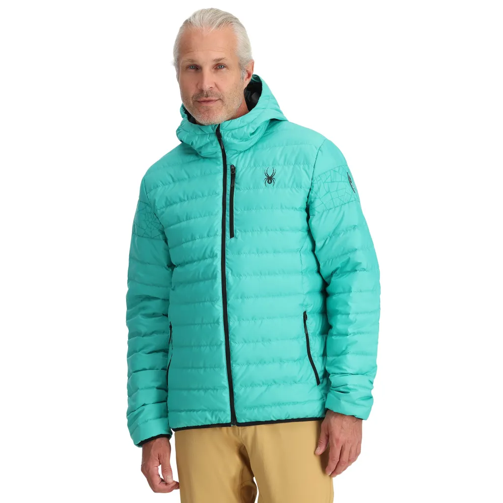 Midlayers | Down*Spyder Mens Zenith Hooded - Teal Green TEALGREEN
