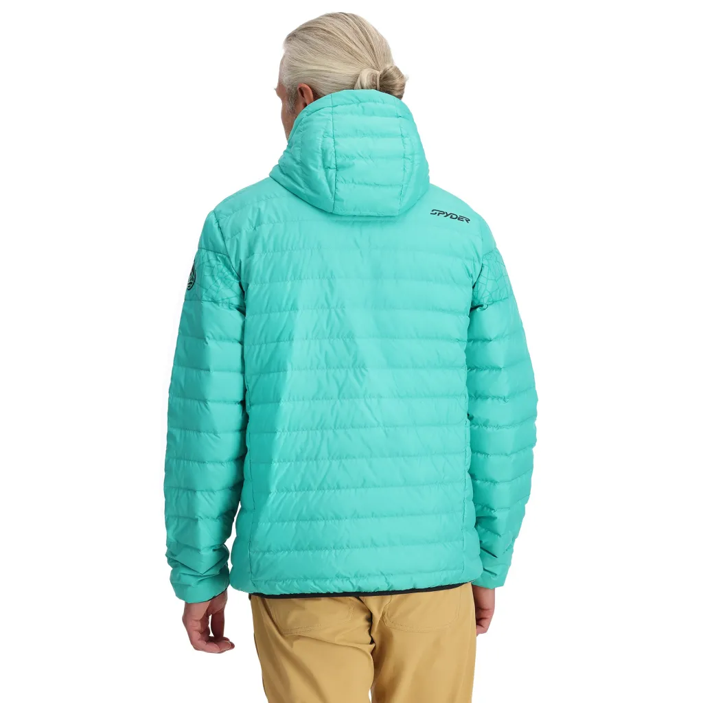 Midlayers | Down*Spyder Mens Zenith Hooded - Teal Green TEALGREEN