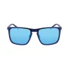 Eyewear | Eyewear*Spyder Trendy Flat Metal Square Sunglasses - NAVY