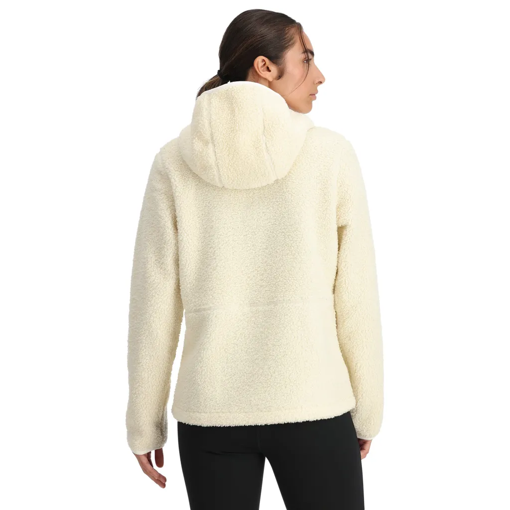 Midlayers | Freeski*Spyder Womens Cloud Fleece Hoodie - Vanilla Latte VANILLALATTE