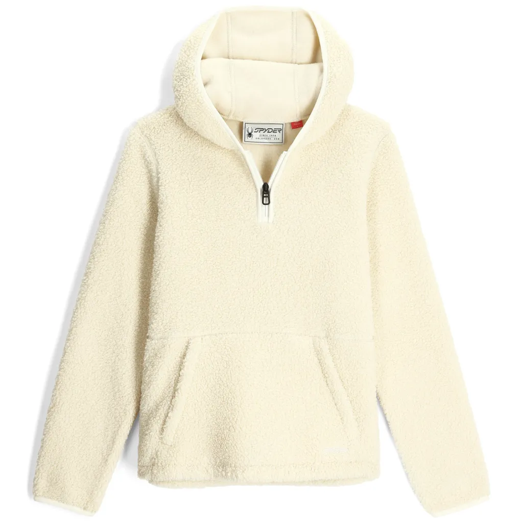 Midlayers | Freeski*Spyder Womens Cloud Fleece Hoodie - Vanilla Latte VANILLALATTE