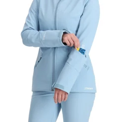 Softshell*Spyder Womens Glacial Softshell - Blue Drift BLUEDRIFT