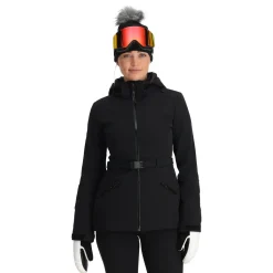 Softshell*Spyder Womens Glacial Softshell - BLACK