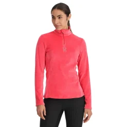 Midlayers | Fleece*Spyder Womens Shimmer Bug Half Zip - Prism Pink PRISMPINK