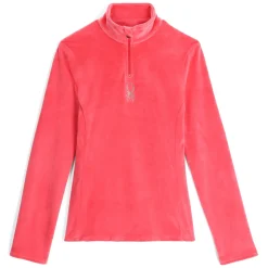 Midlayers | Fleece*Spyder Womens Shimmer Bug Half Zip - Prism Pink PRISMPINK