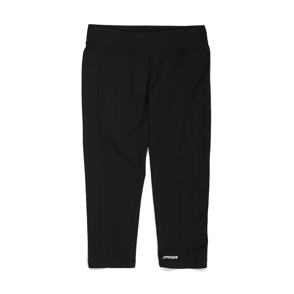 Baselayers | Freeski*Spyder Womens Stretch Charger 3/4 Pants - BLACK