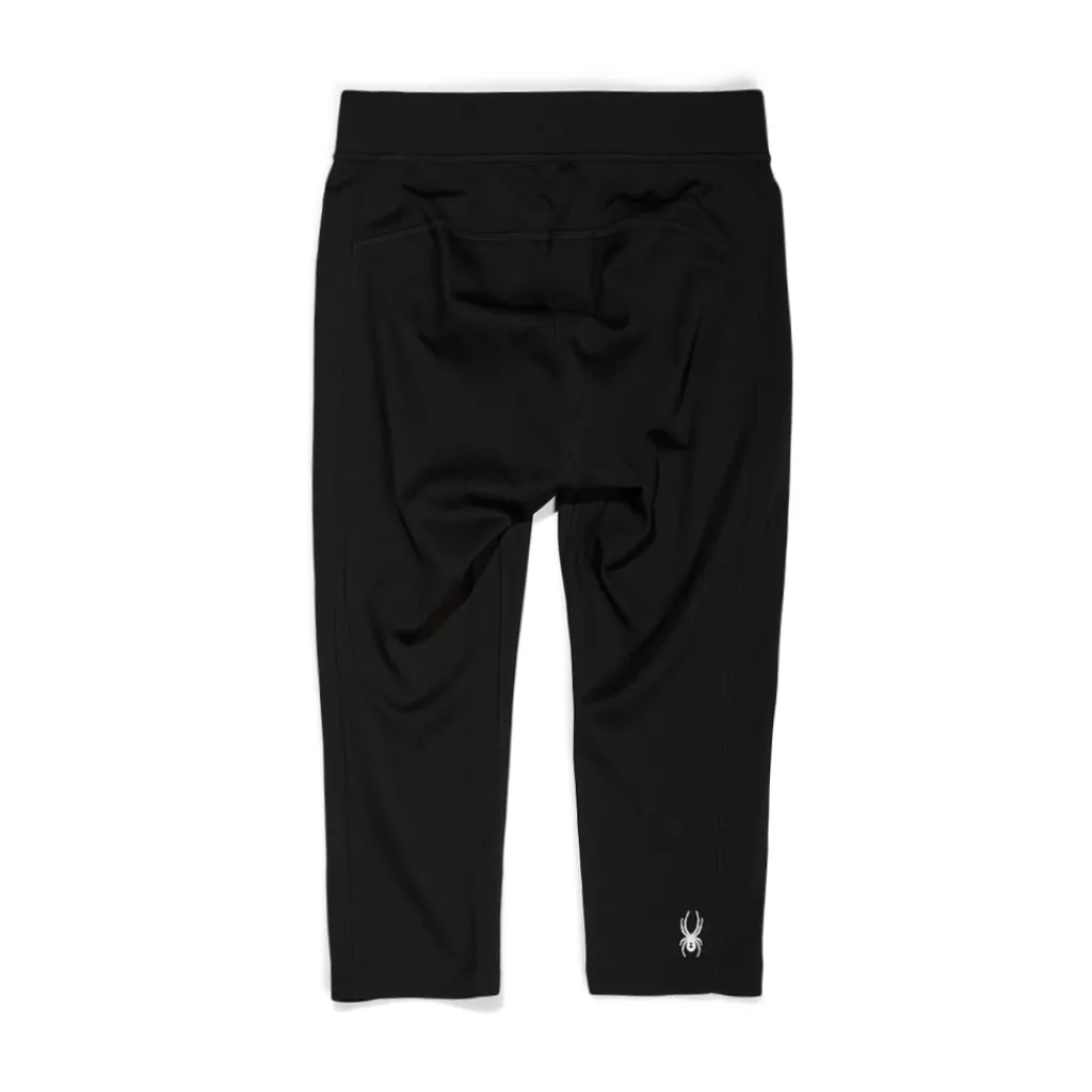Baselayers | Freeski*Spyder Womens Stretch Charger 3/4 Pants - BLACK