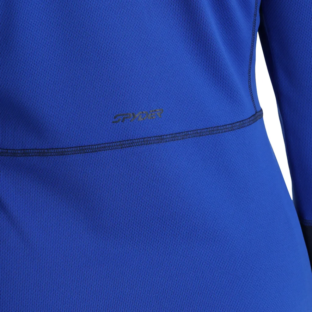 Baselayers | Midlayers*Spyder Womens Stretch Charger Crew - Electric Blue ELECTRICBLUE