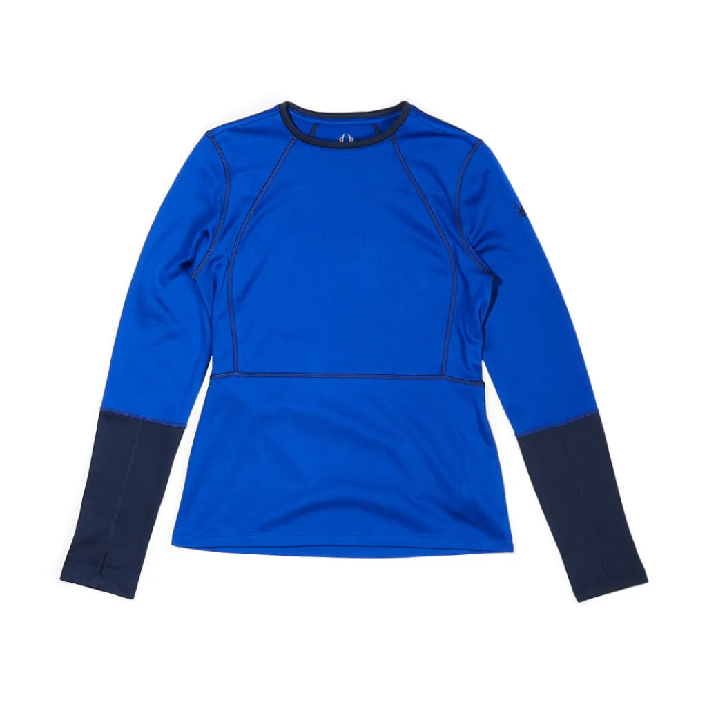 Baselayers | Midlayers*Spyder Womens Stretch Charger Crew - Electric Blue ELECTRICBLUE