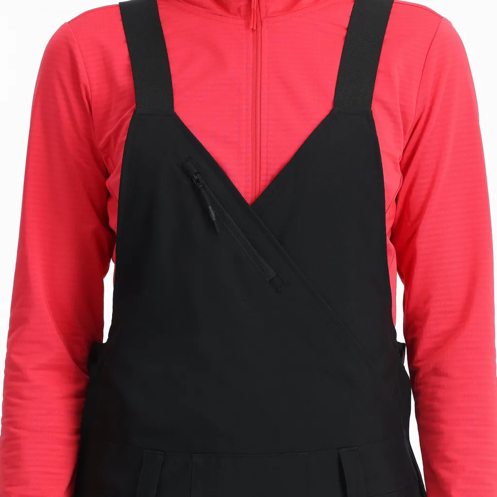 Bibs | Insulated*Spyder Womens Terrain Bib - BLACK