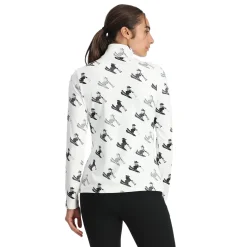 Midlayers*Spyder Womens Vivid Half Zip - WHITE