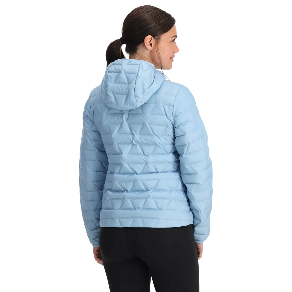 Midlayers | Down*Spyder Womens Zenith Hooded - Blue Drift BLUEDRIFT
