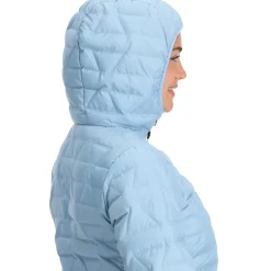 Midlayers | Down*Spyder Womens Zenith Hooded - Blue Drift BLUEDRIFT