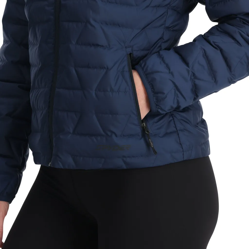 Midlayers | Down*Spyder Womens Zenith Hooded - True Navy TRUENAVY